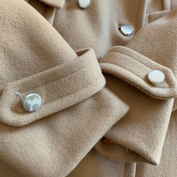 Vintage 1960’s Pickfair Place coat in camel wool with bronze lining - Picture 10 of 11